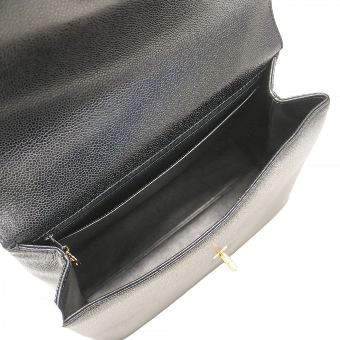 Chanel Black Leather Kelly