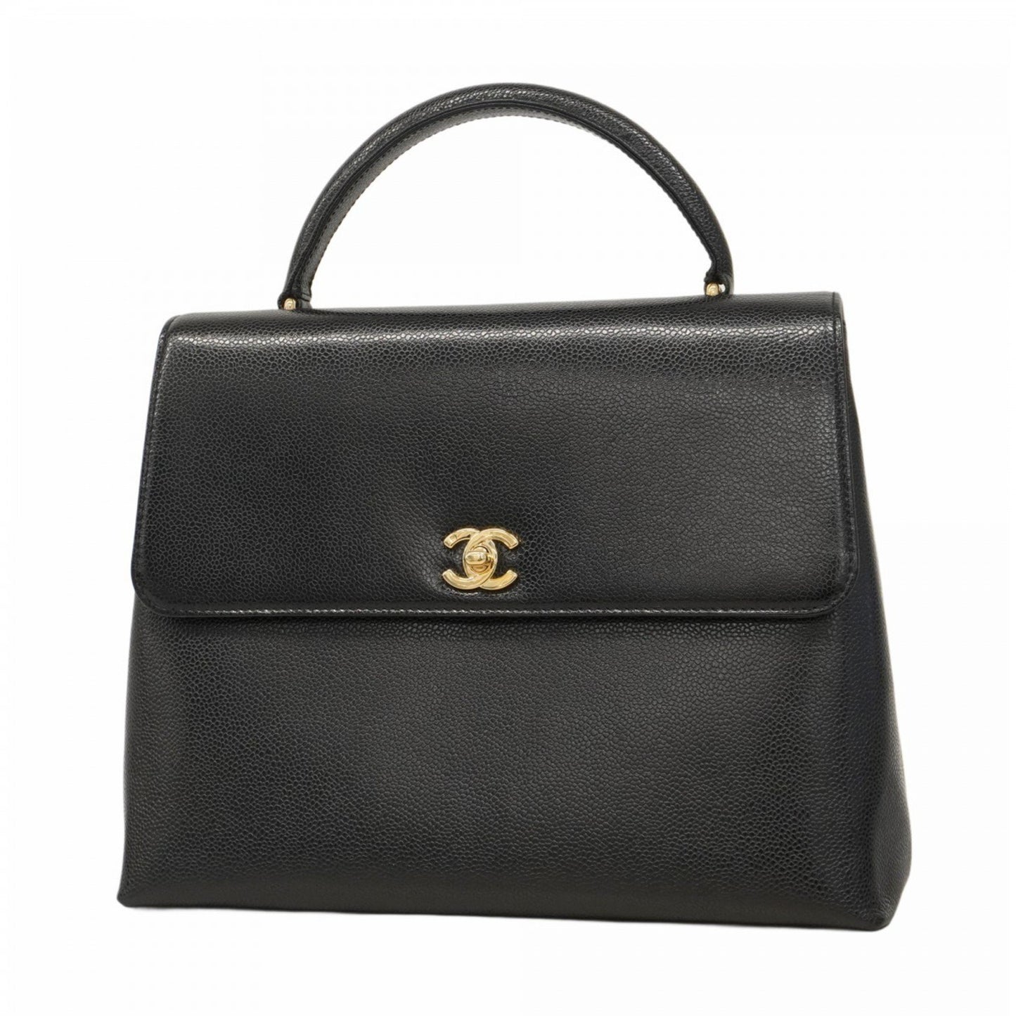Chanel Black Leather Kelly