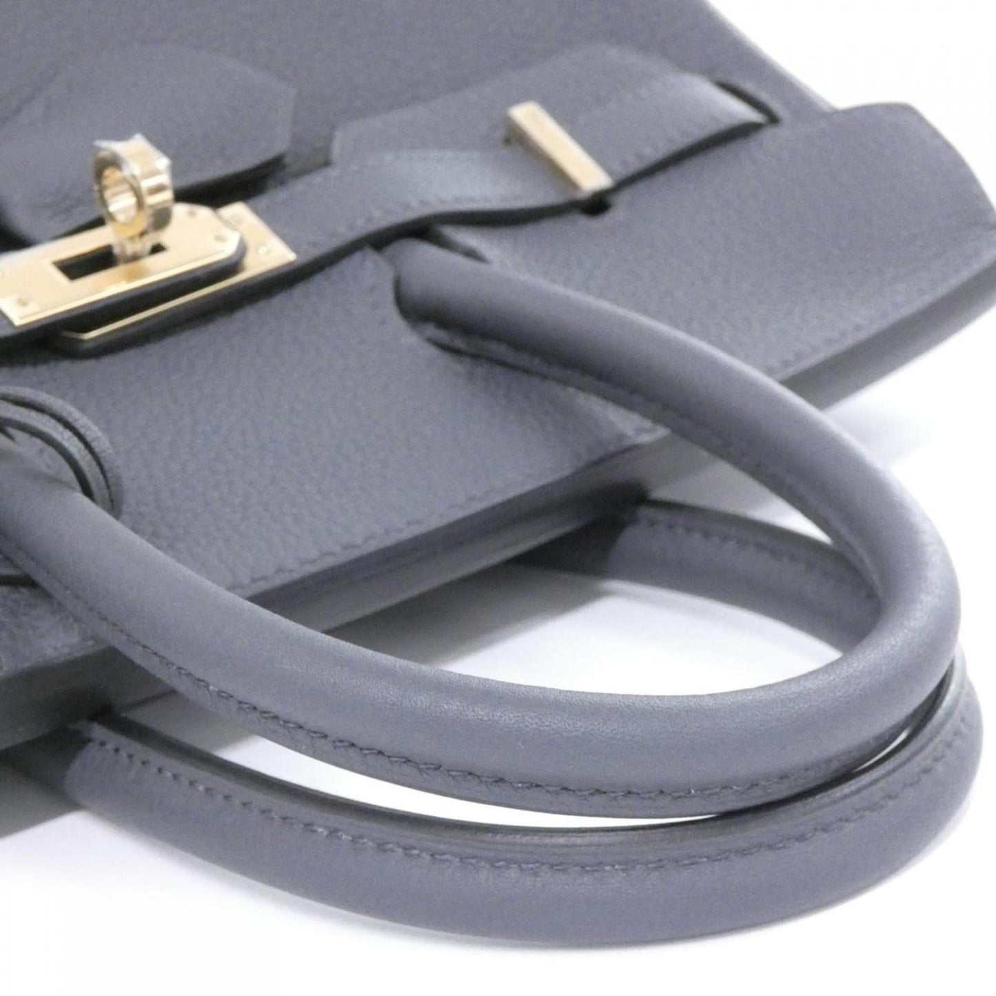 Hermès Gray Leather Birkin 25