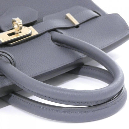 Hermès Gray Leather Birkin 25