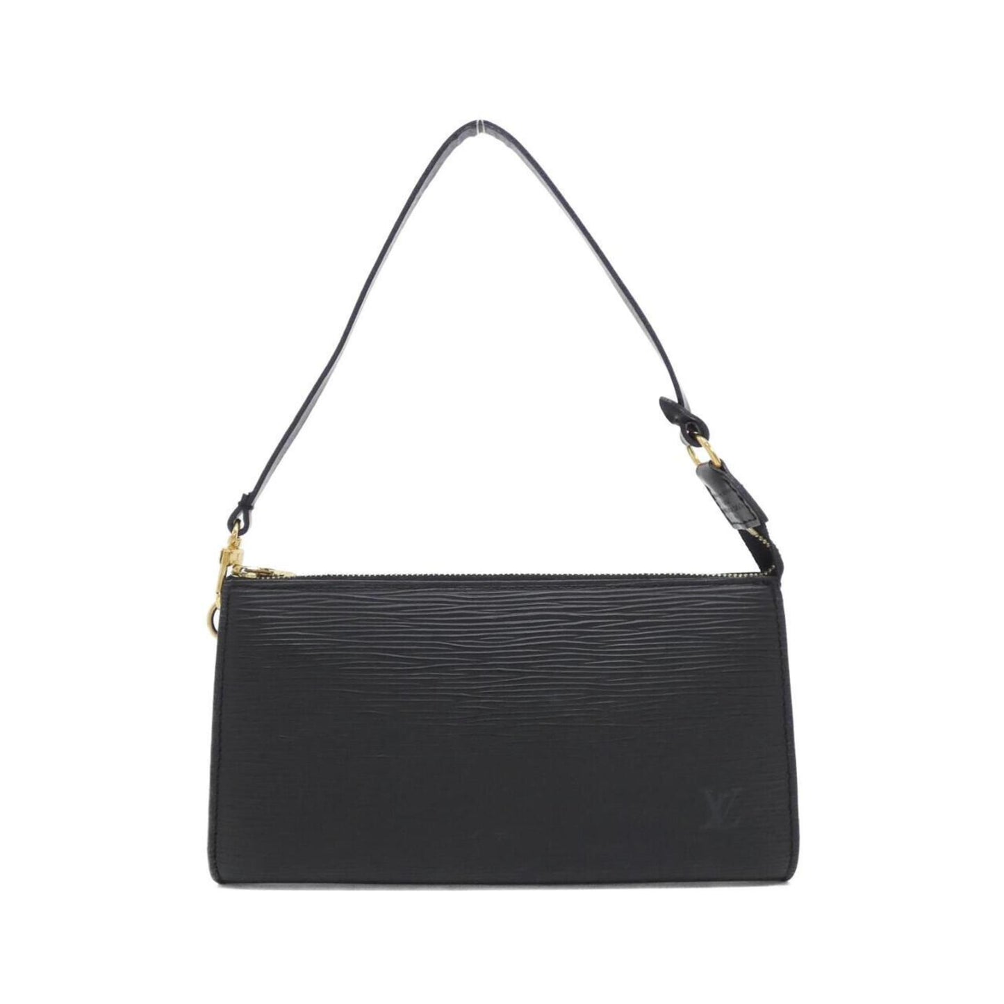 Louis Vuitton Black Leather Pochette Accessoire