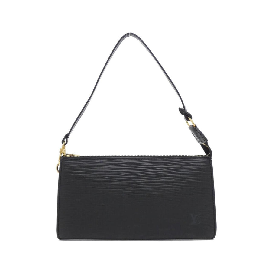 Louis Vuitton Black Leather Pochette Accessoire