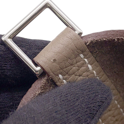Hermès Gray Leather Picotin Lock