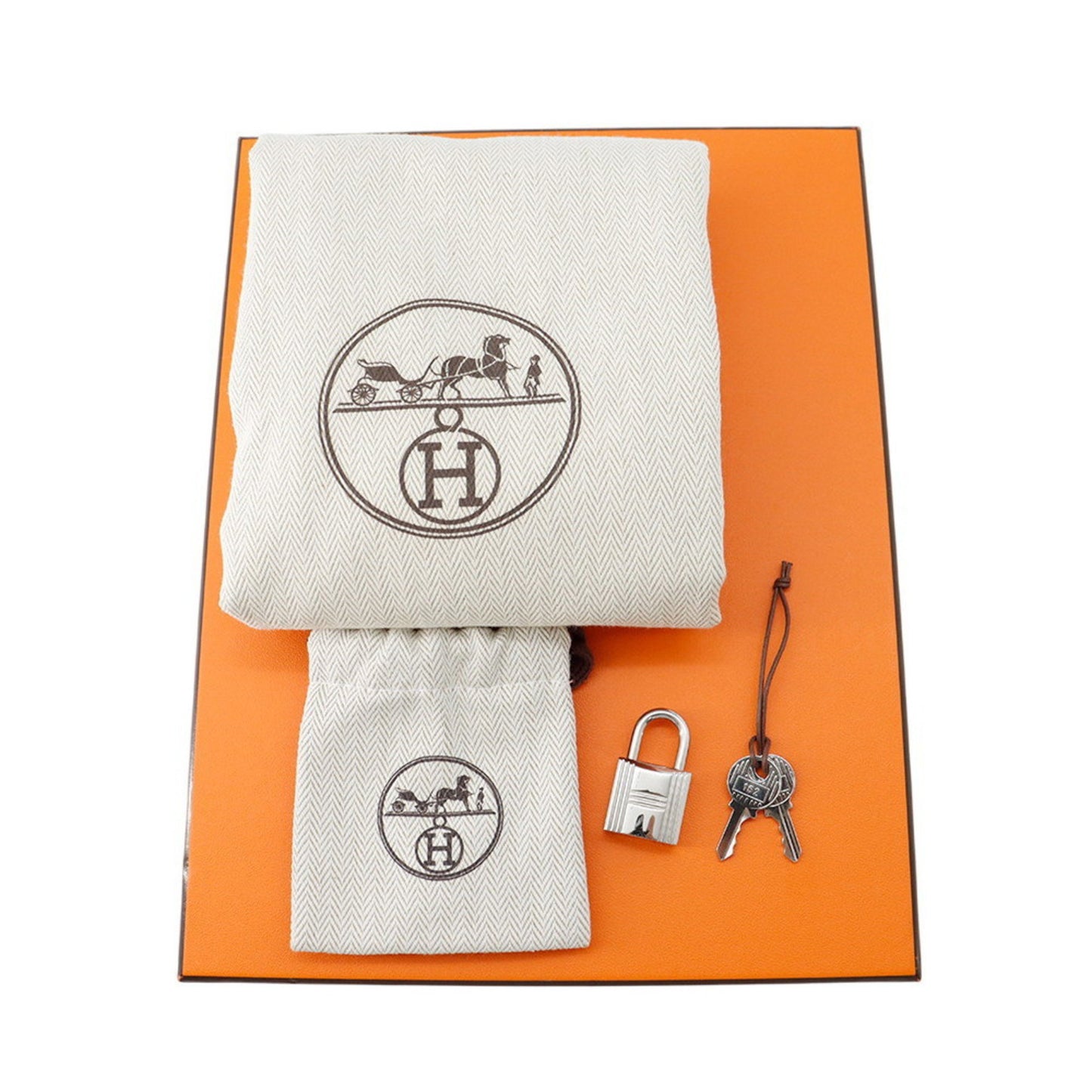 Hermès Gray Leather Picotin Lock