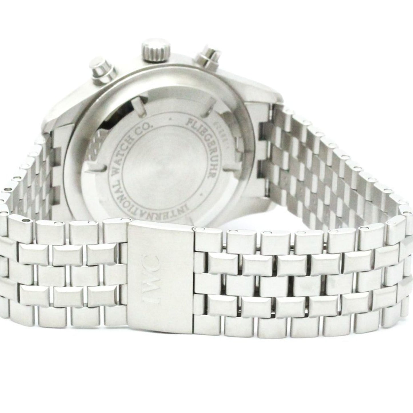 Iwc Schaffhausen Silver Steel Watch