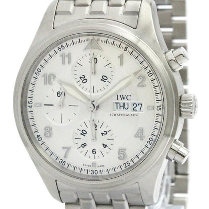 Iwc Schaffhausen Silver Steel Watch