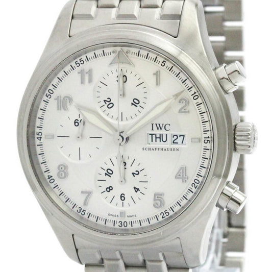 Iwc Schaffhausen Silver Steel Watch