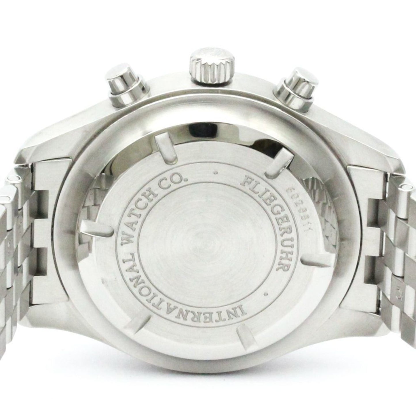 Iwc Schaffhausen Silver Steel Watch