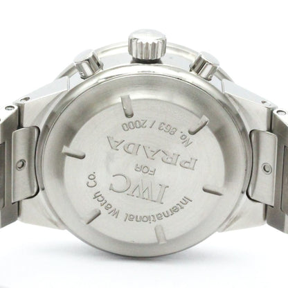 Iwc Schaffhausen Silver Steel Watch