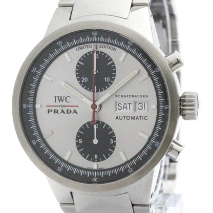 Iwc Schaffhausen Silver Steel Watch