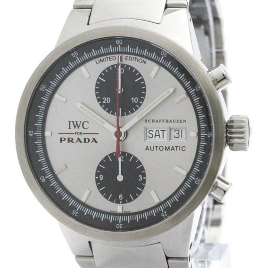 Iwc Schaffhausen Silver Steel Watch