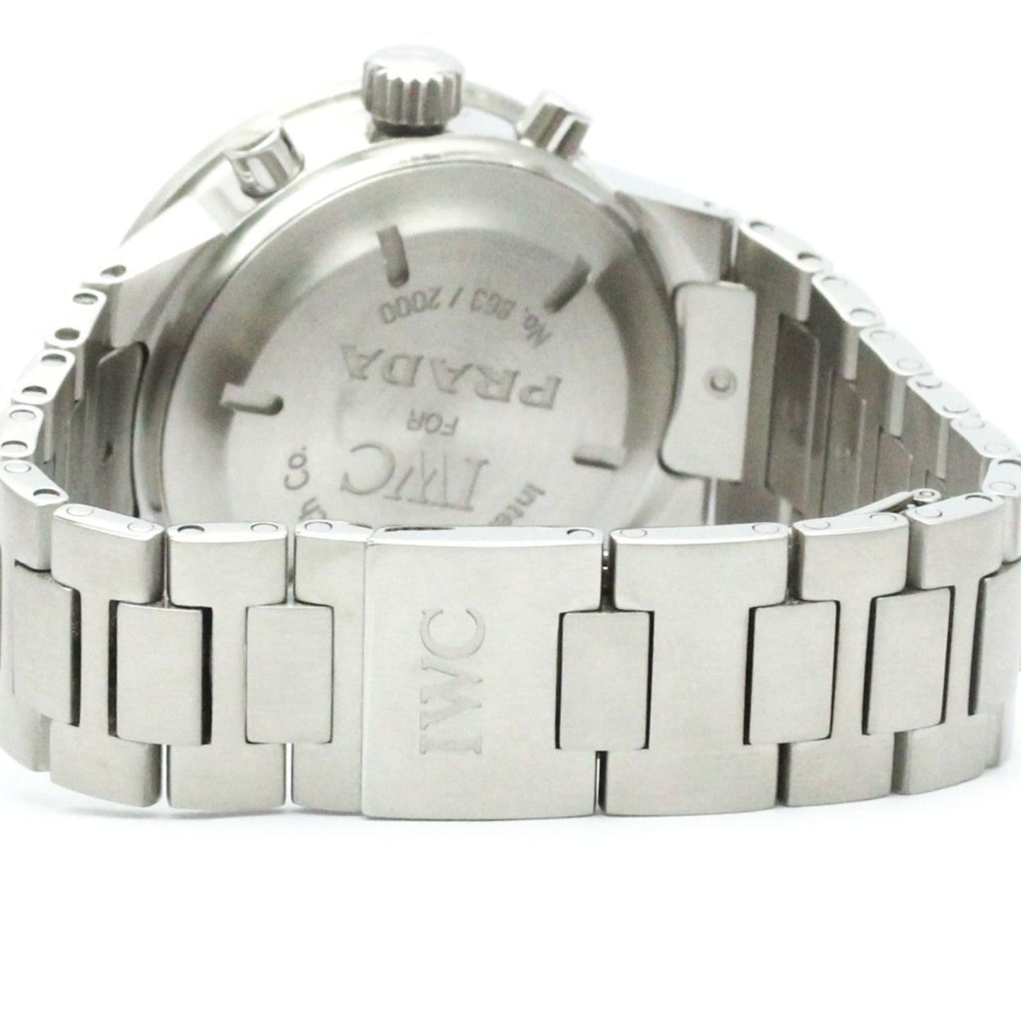 Iwc Schaffhausen Silver Steel Watch