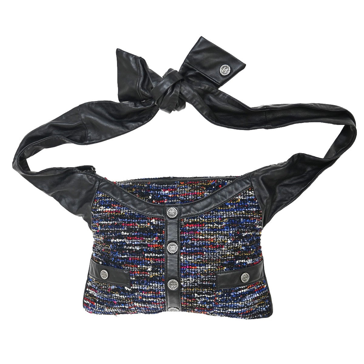 Chanel Multi Tweed Girl Bag