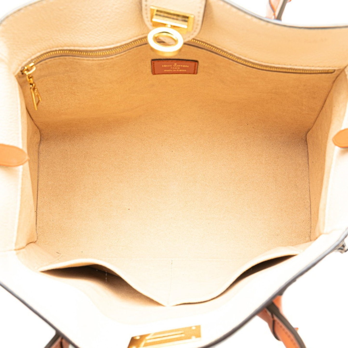 Louis Vuitton Brown Leather On My Side