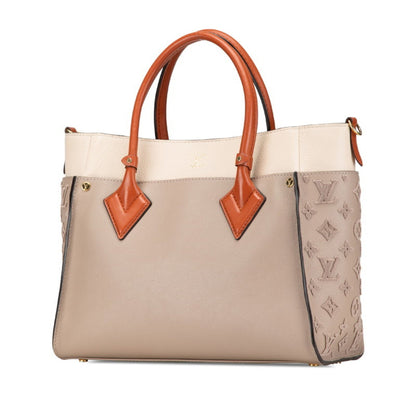 Louis Vuitton Brown Leather On My Side