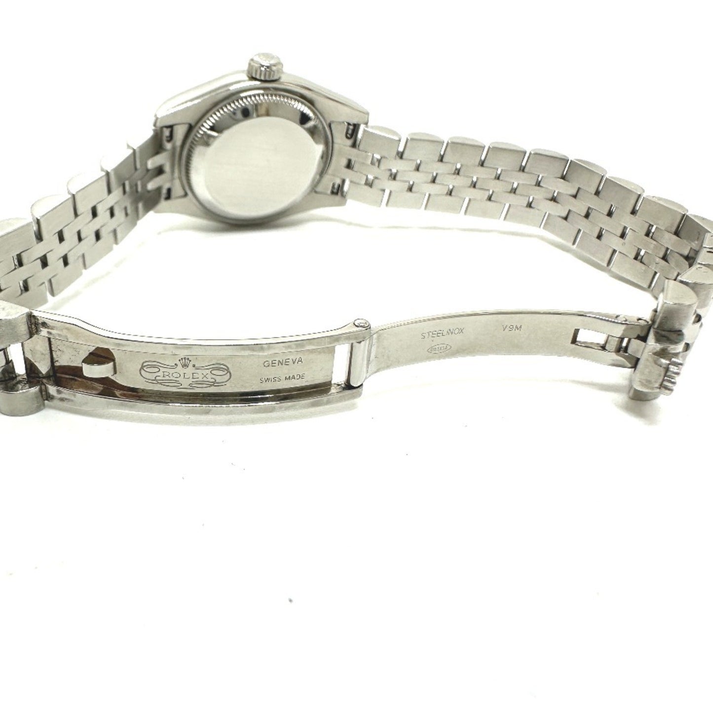 Rolex Black White Gold Lady Datejust