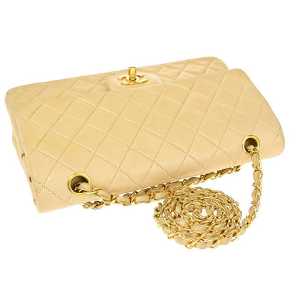 Chanel Brown Leather Vintage Classic Double Flap Bag