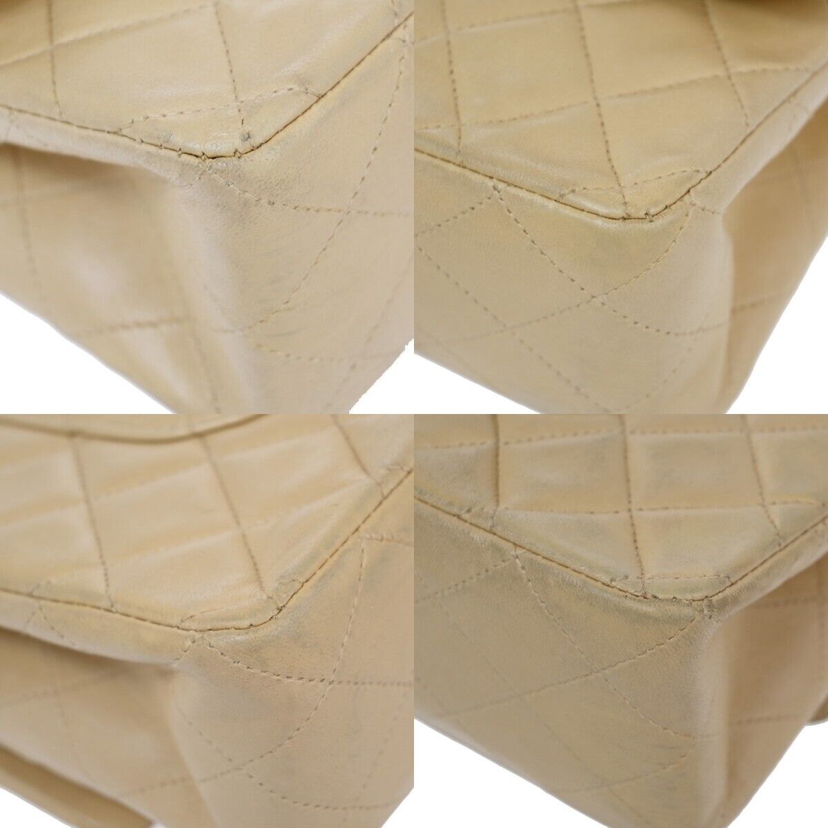 Chanel Brown Leather Vintage Classic Double Flap Bag