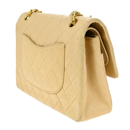 Chanel Brown Leather Vintage Classic Double Flap Bag