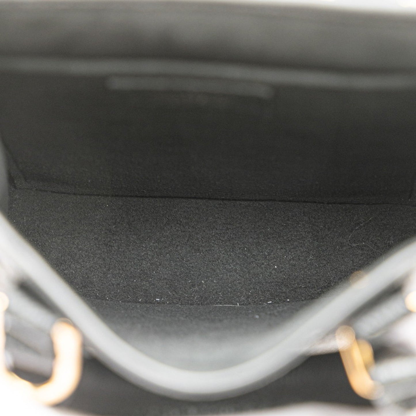 Louis Vuitton Black Leather Sac Plat