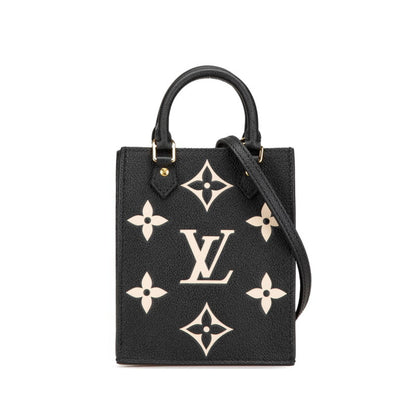 Louis Vuitton Black Leather Sac Plat
