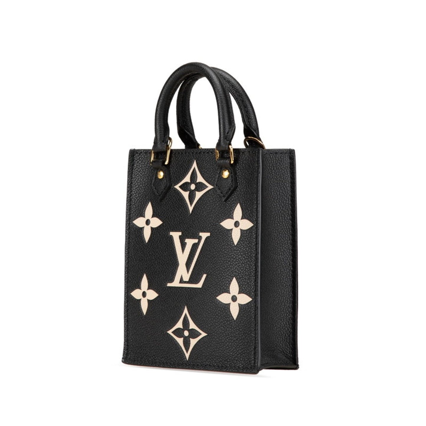 Louis Vuitton Black Leather Sac Plat