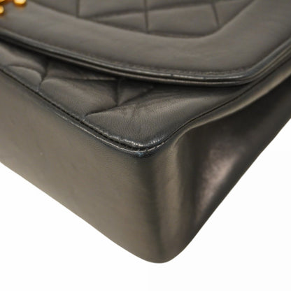 Chanel Black Leather Diana