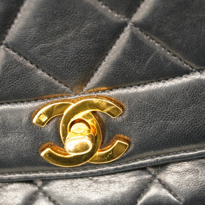 Chanel Black Leather Diana