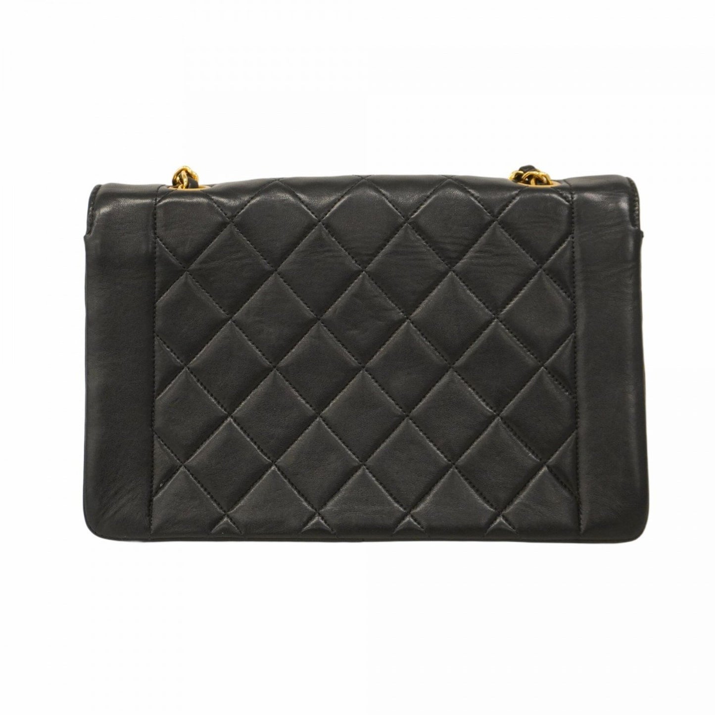 Chanel Black Leather Diana