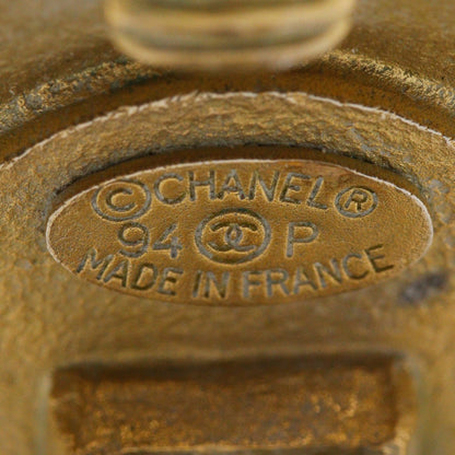 Chanel Gold Gold Plated Coco Mark
