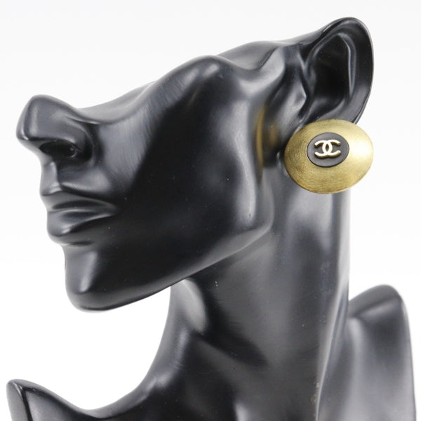 Chanel Gold Gold Plated Earring