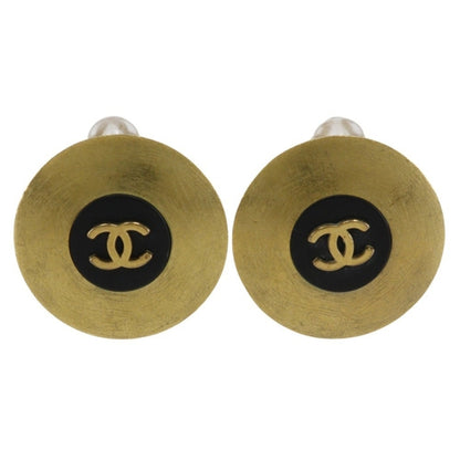 Chanel Gold Gold Plated Earring