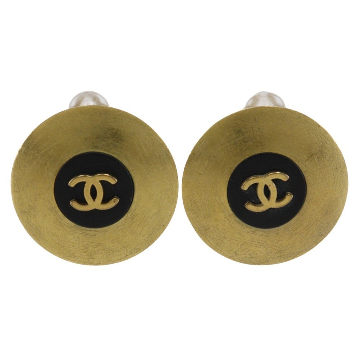 Chanel Gold Gold Plated Coco Mark