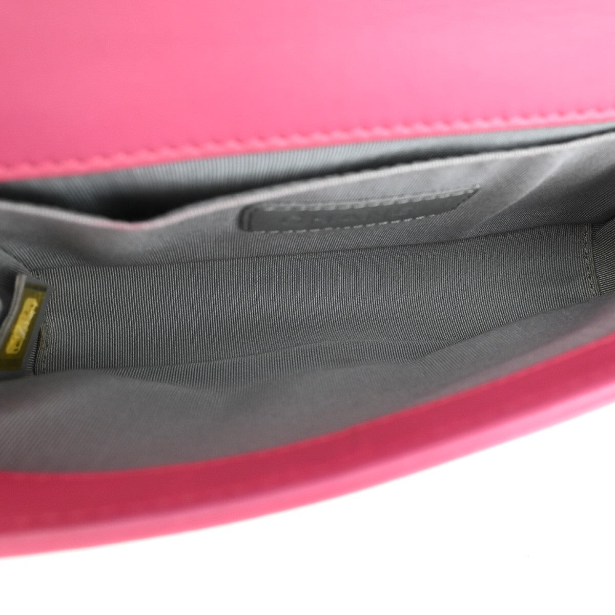 Chanel Pink Leather Boy Flap Bag