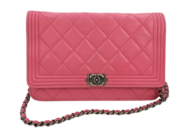 Chanel Yellow Calfskin Boy