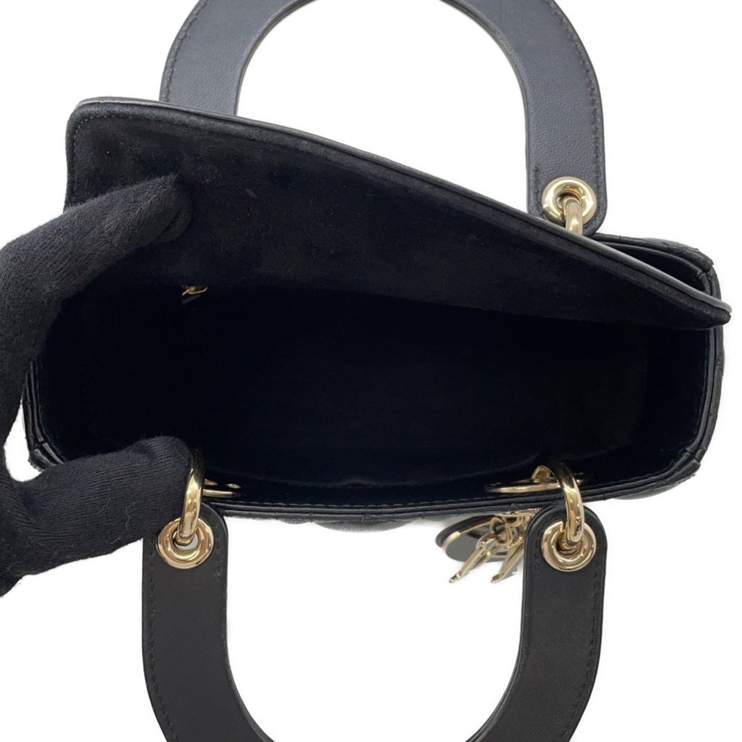 Dior Black Leather My Lady Dior