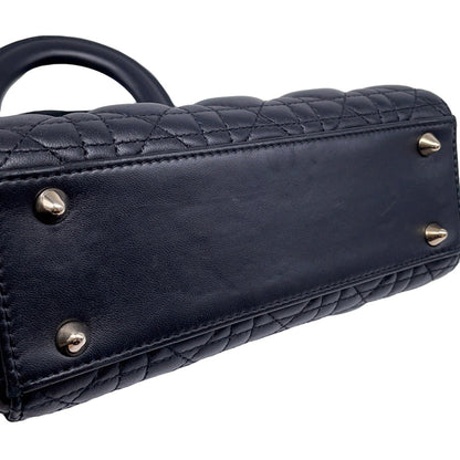 Dior Black Leather My Lady Dior