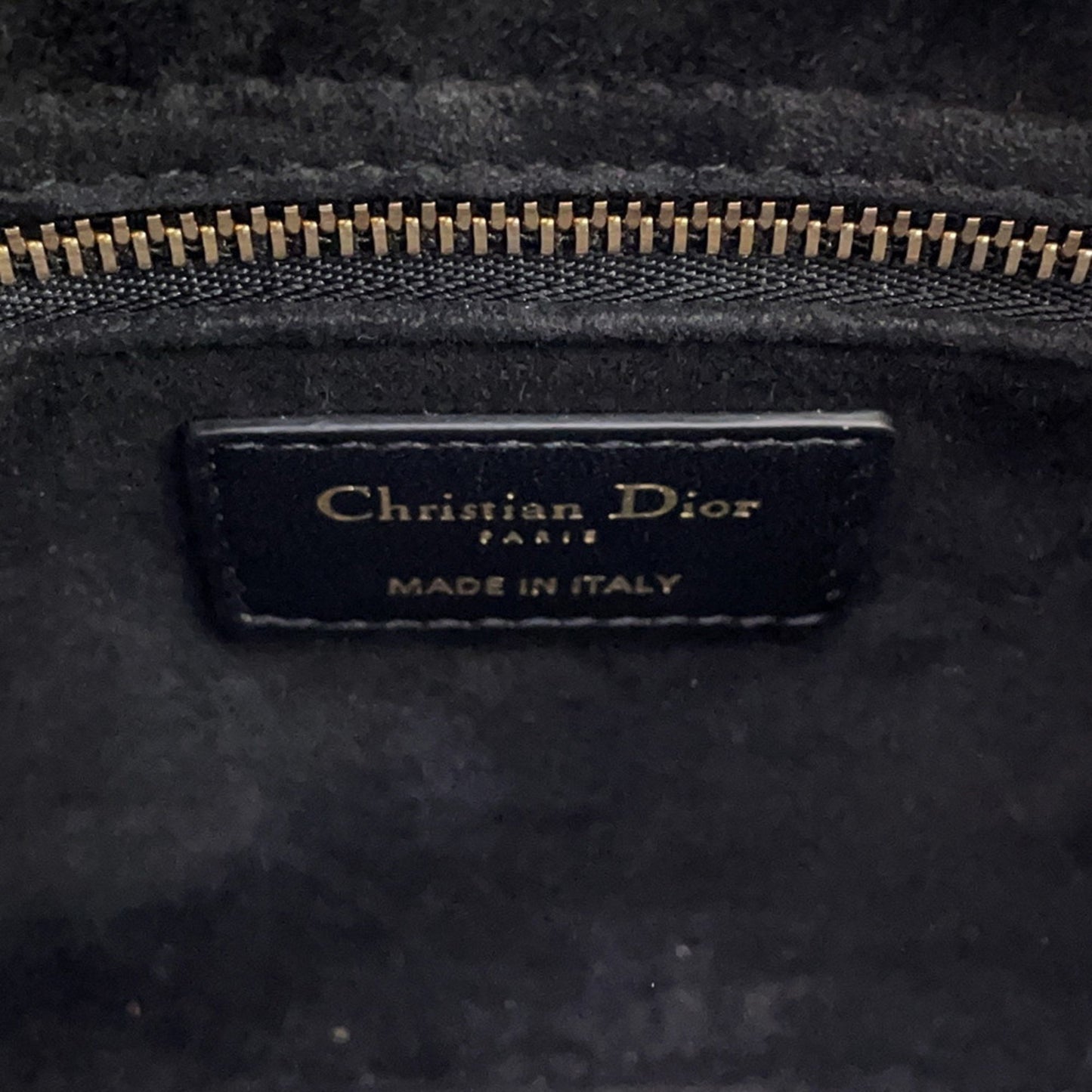 Dior Black Leather My Lady Dior
