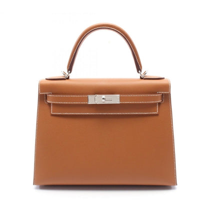 Hermès Gray Leather Birkin 25