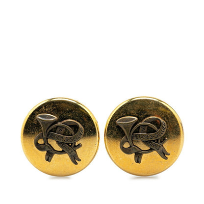 Hermès Gold Gold Plated Earring