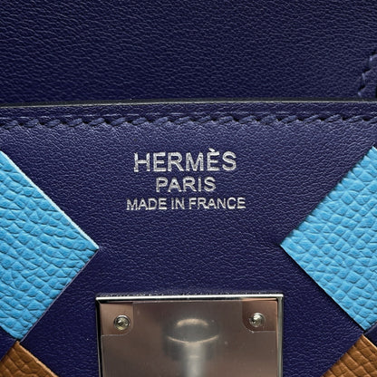 Hermès Blue Leather Birkin 30
