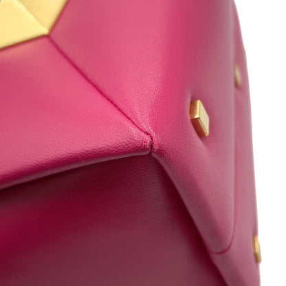 Valentino Garavani Pink Leather One Stud
