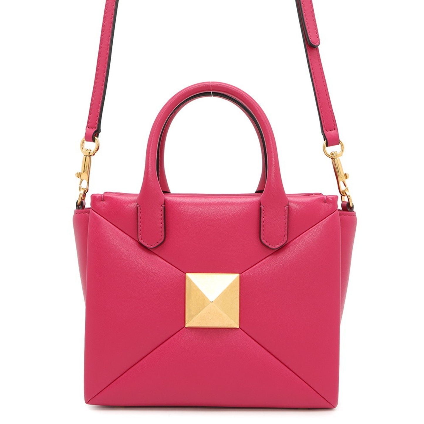 Valentino Garavani Pink Leather One Stud