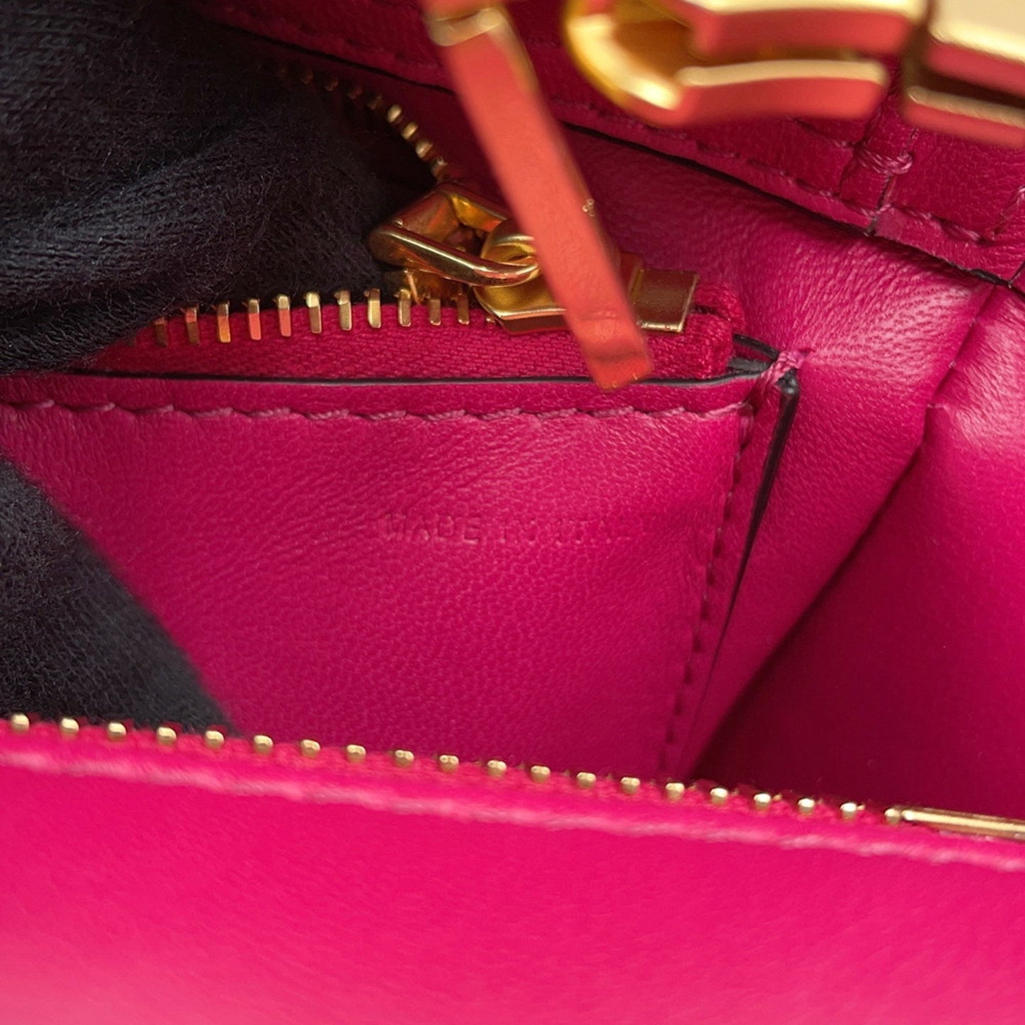 Valentino Garavani Pink Leather One Stud