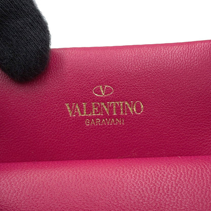 Valentino Garavani Pink Leather One Stud