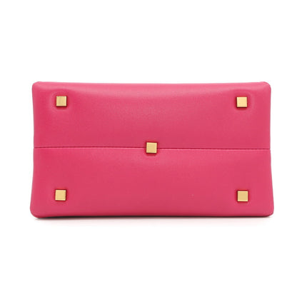 Valentino Garavani Pink Leather One Stud