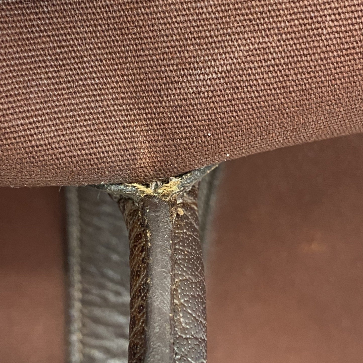 Hermès Brown Canvas Garden Party