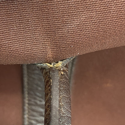 Hermès Brown Canvas Garden Party