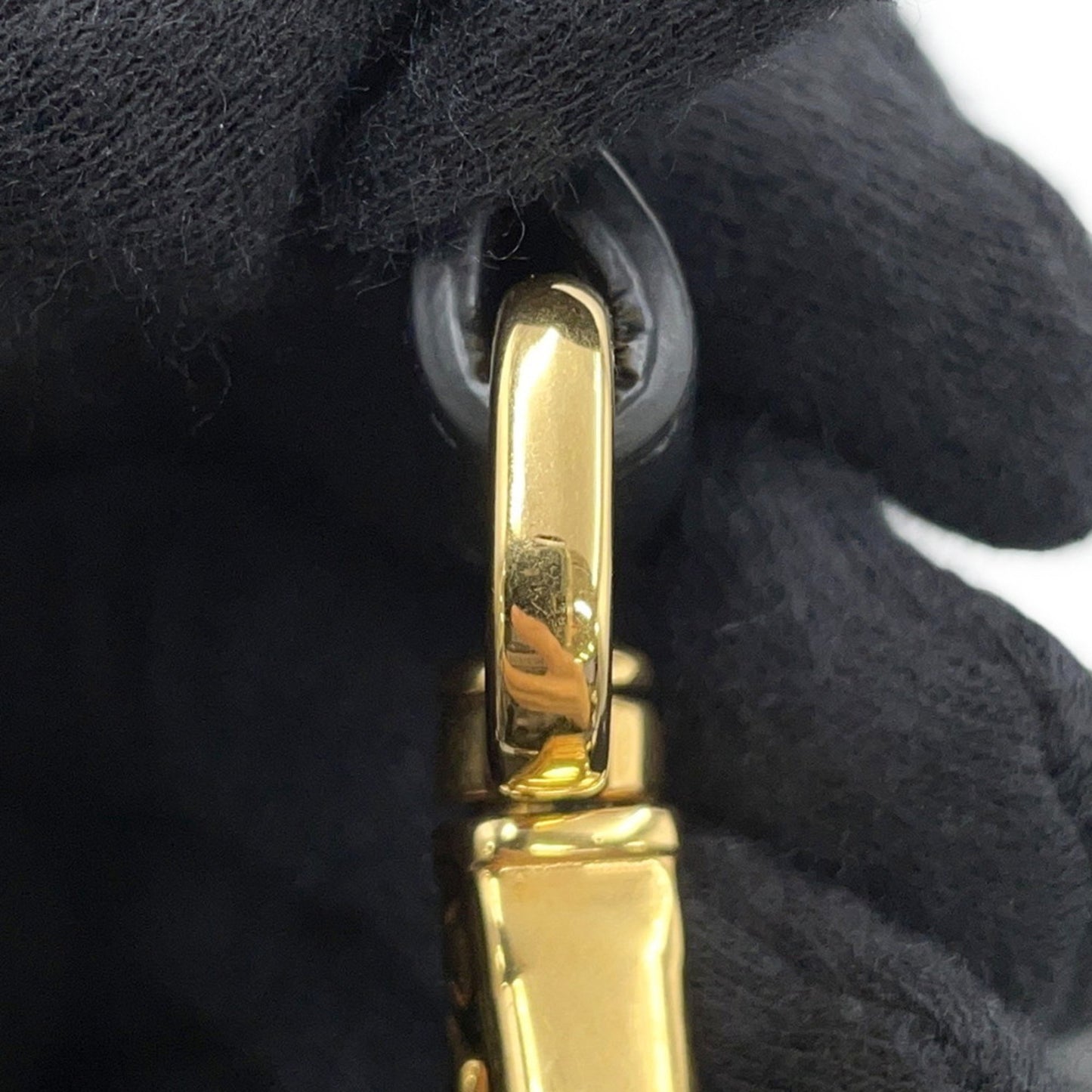 Fendi Black Leather Baguette