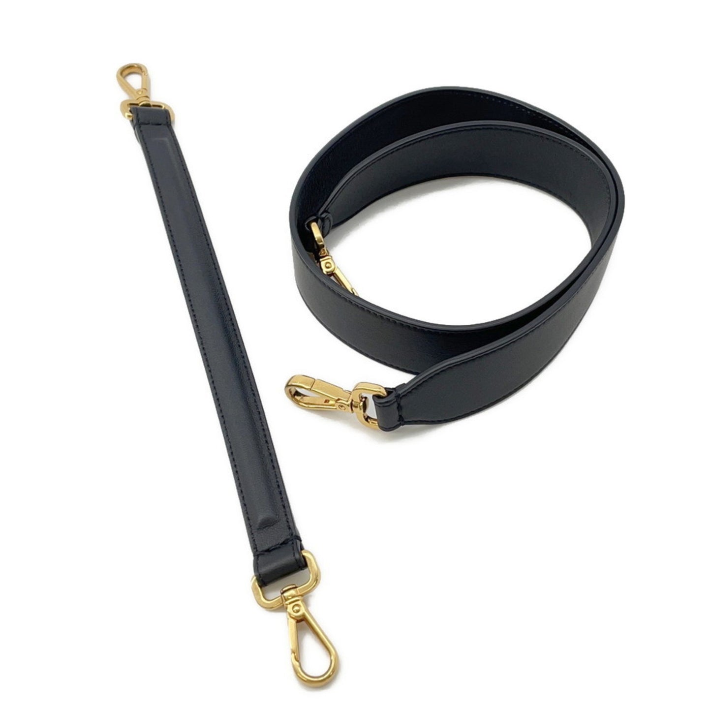 Fendi Black Leather Baguette